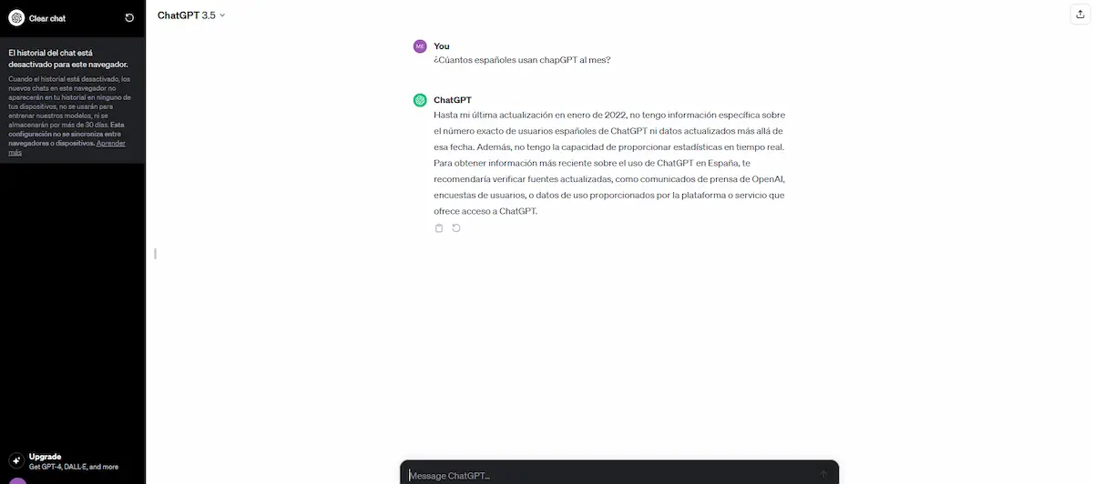 Nuevos datos muestran la increíble penetración de chatGPT en España
