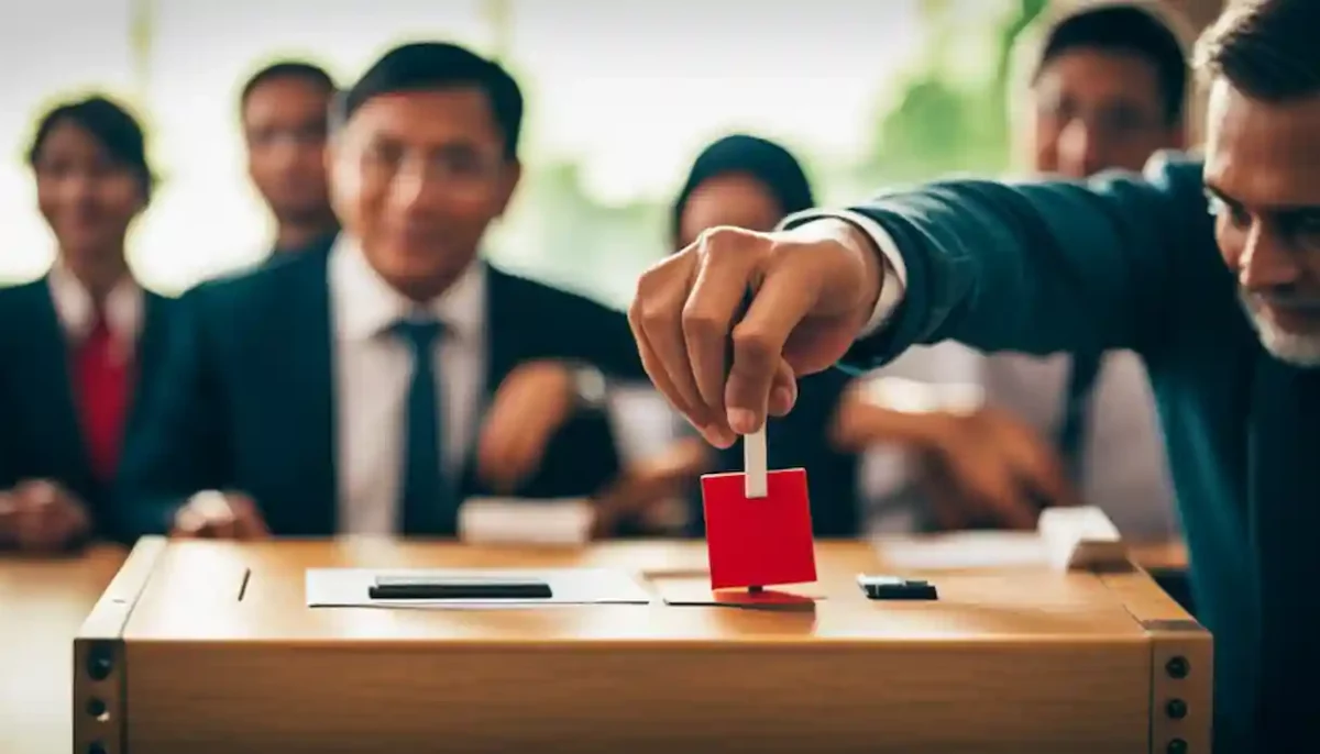 Votación (Imagen generada por IA)
