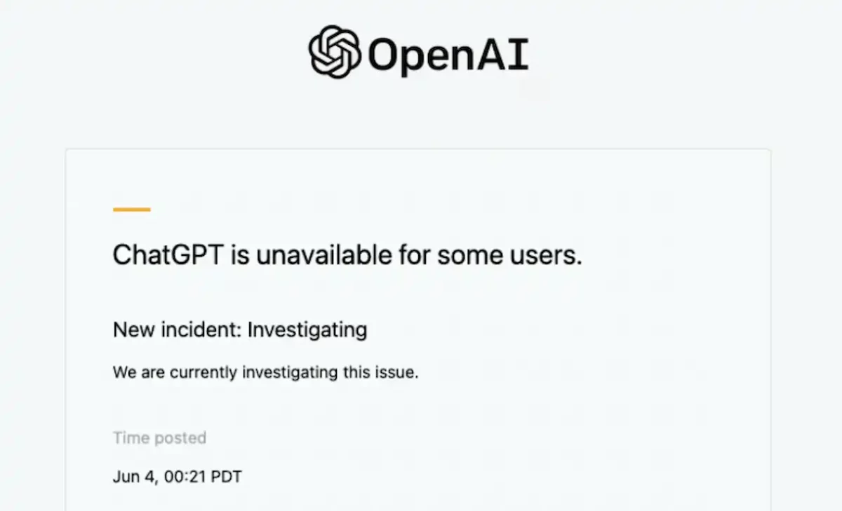 Caída de chatGPT: ¿Tu CMS se quedó también medio caído?