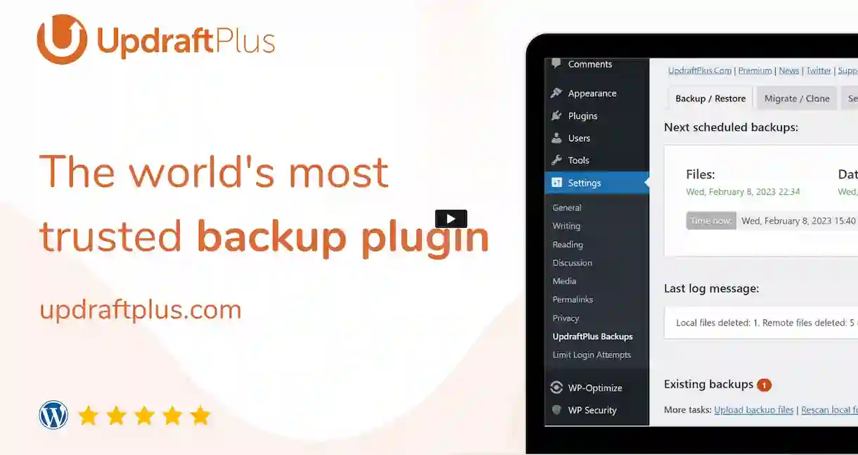 Alerta en WordPress: UpdraftPlus necesita ser actualizado con urgencia por una gran vulnerabilidad
