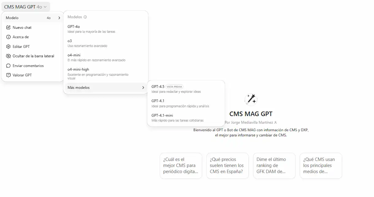 CMS MAG GPT recibe una importante mejora: prúebala gratis para cambiar de CMS