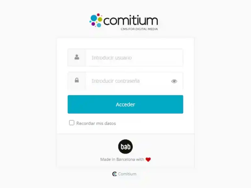 Comitium CMS 7.24.1 y 8.10.1: nuevas mejoras y corrección de errores para clientes de BAB