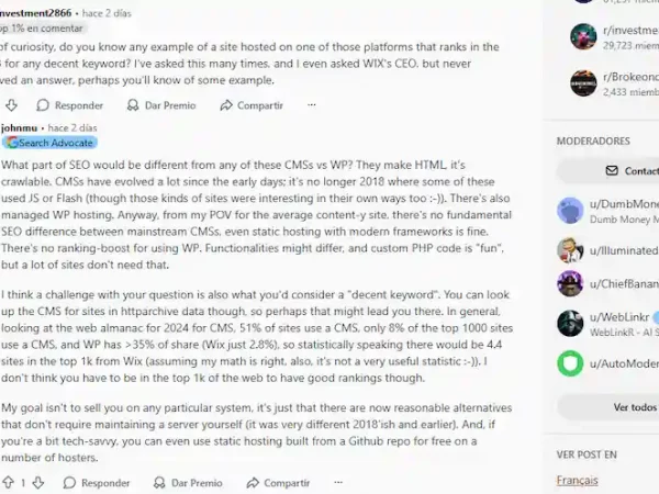 Google vuelve a opinar sobre cuál es el mejor CMS para SEO