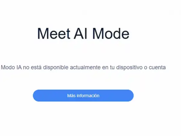El modo IA, ya activo en España