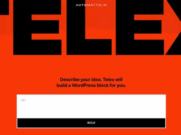 Crear bloques de WordPress es más fácil que nunca con el nuevo Telex