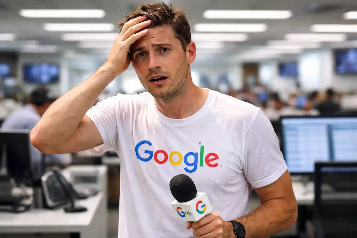 Periodista de Google afectado por el cambio del algoritmo (Fuente: IA)