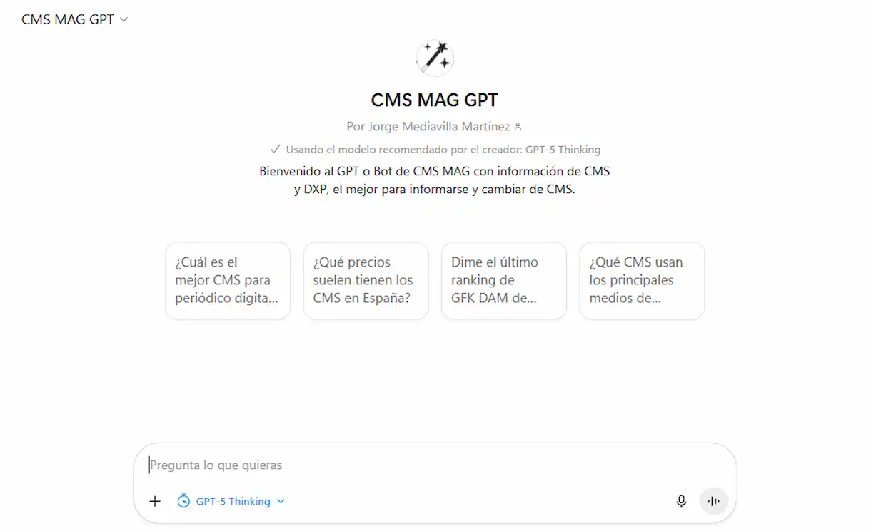 Haz comparativas de CMS gratis ahora en CMS MAG