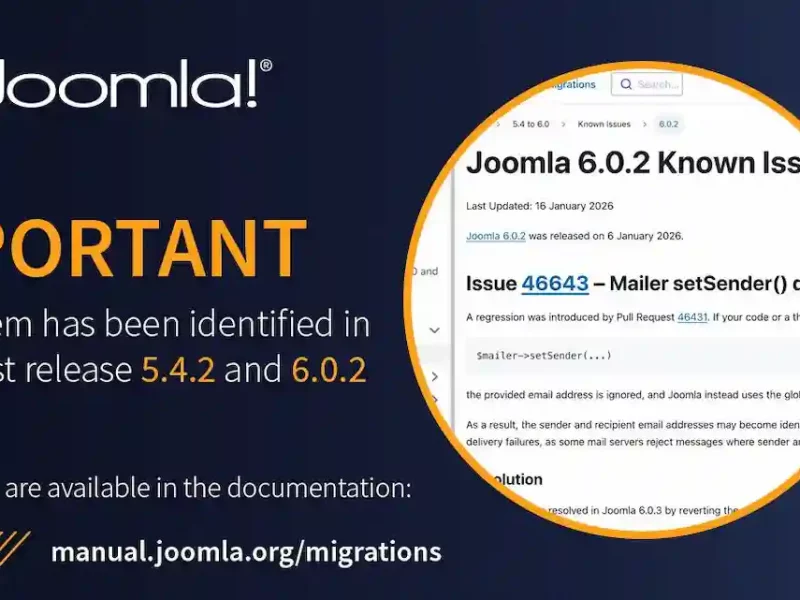 Tu Joomla puede estar sufriendo este error ahora y puedes no haberte enterado