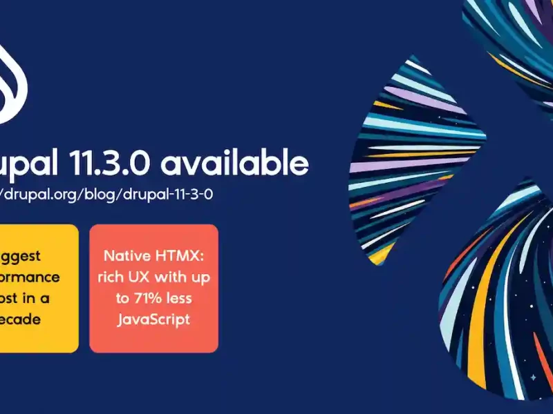Drupal 11.3 supone el mayor aumento de rendimiento en 10 años