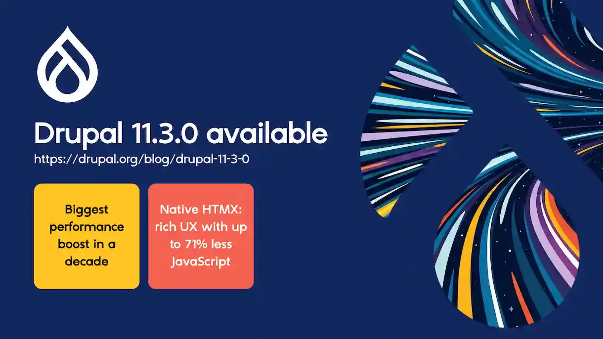 Drupal 11.3 supone el mayor aumento de rendimiento en 10 años