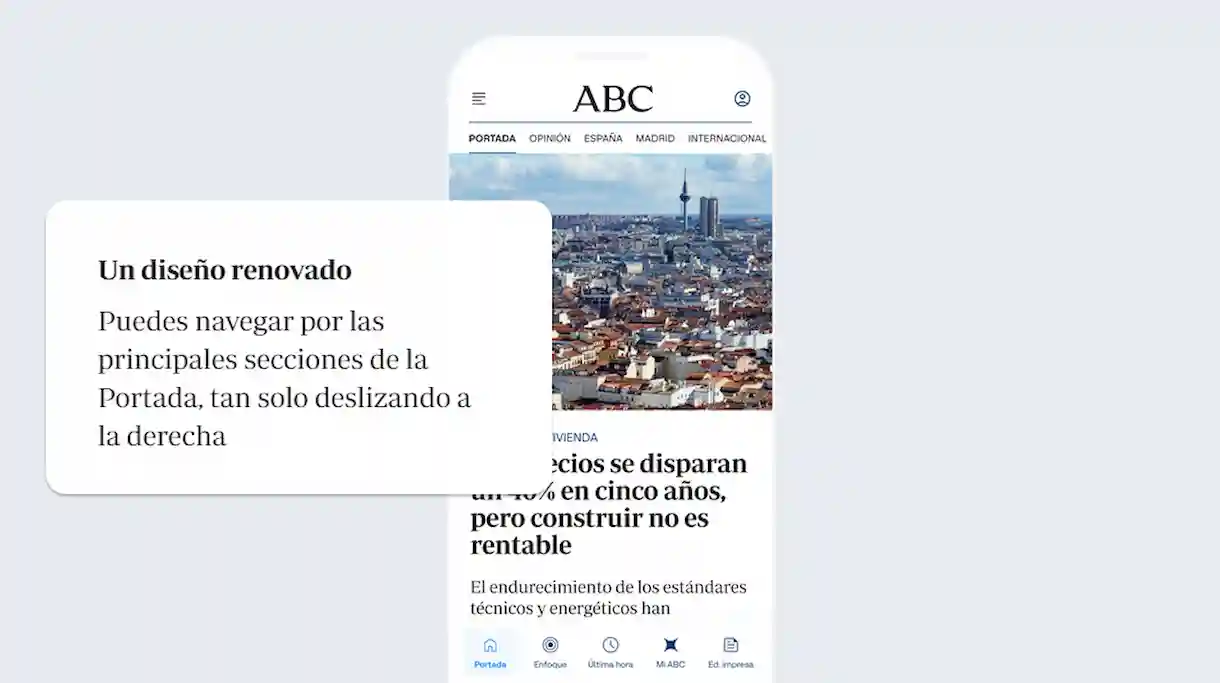 Nuevo diseño diario ABC 2026