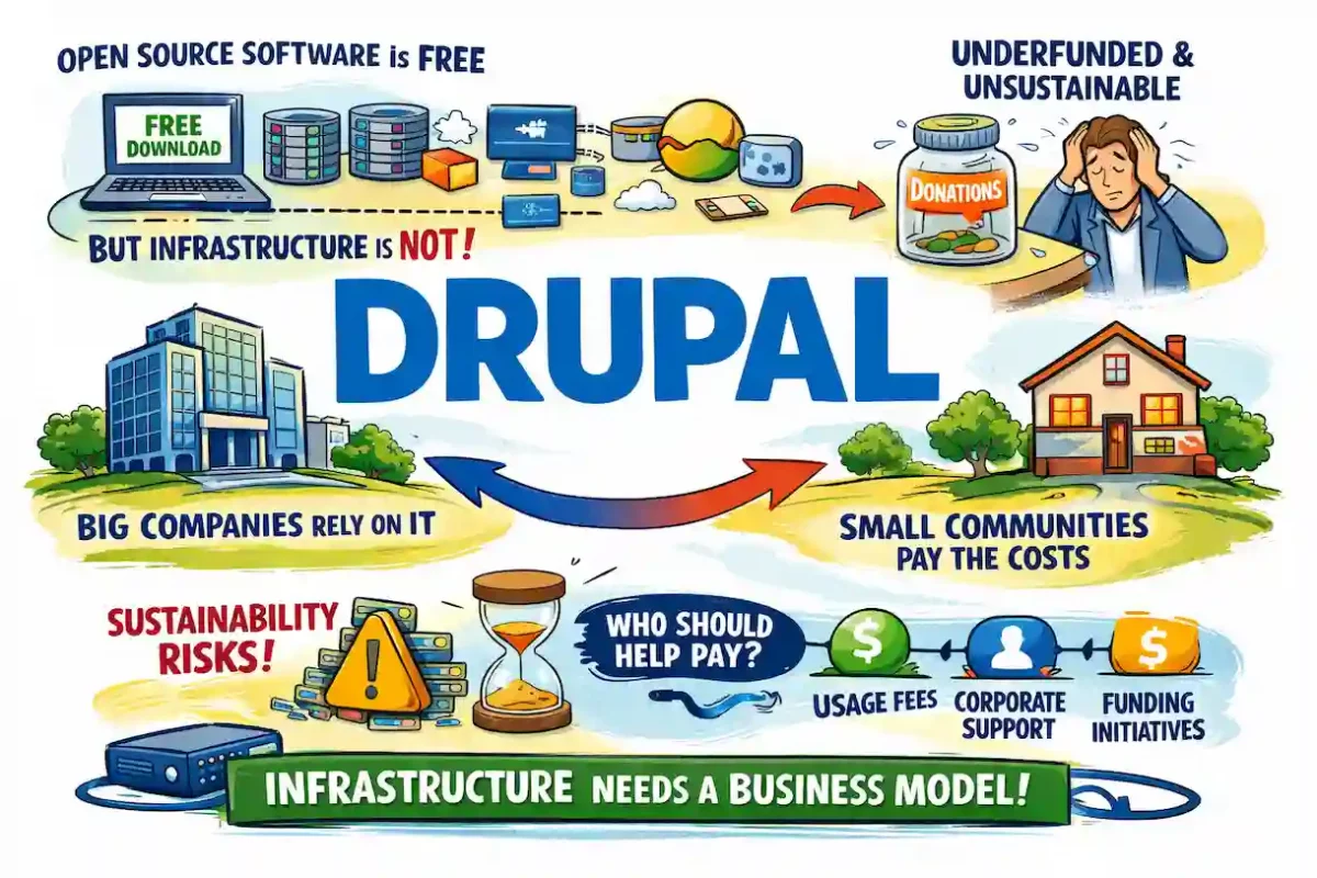 Drupal revela la millonada que cuesta mantener su infraestructura para el código libre
