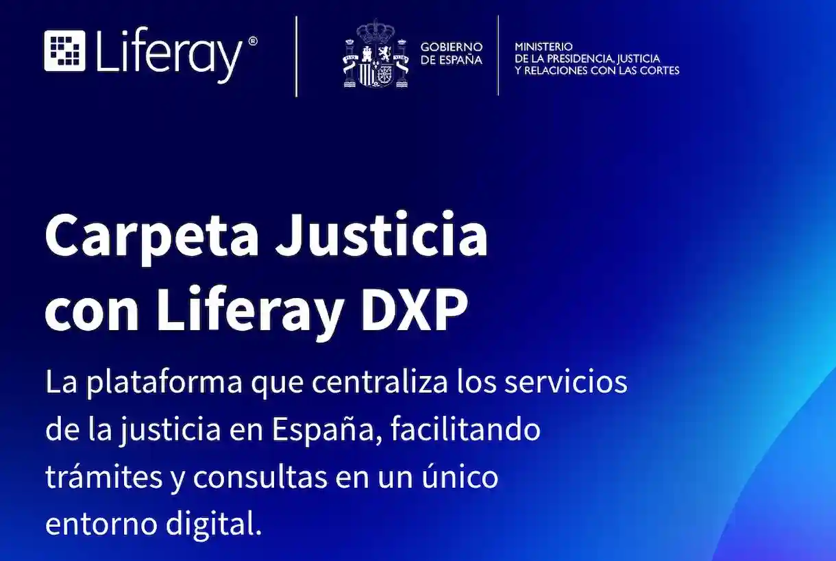 Carpeta Justicia, hecho con Liferay