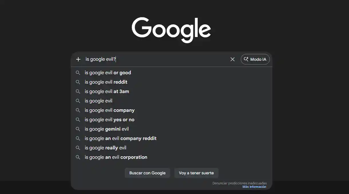 Las AI Overviews o vistas con IA son algo atroz y absolutamente insoportable