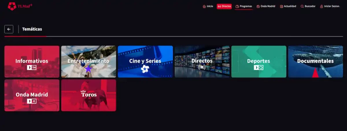 TLMad+, la nueva OTT gratuita de Telemadrid ya está disponible