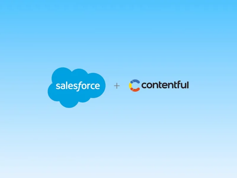 Salesforce compra Contentful